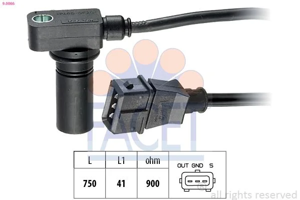 Sensor, crankshaft pulse facet 9.0066