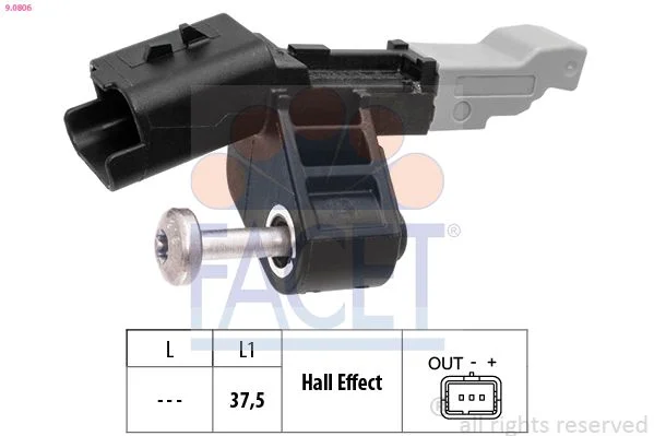 Sensor, crankshaft pulse facet 9.0806
