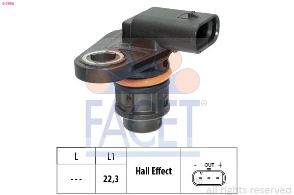 Sensor, camshaft position facet 9.0856