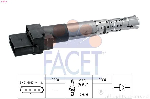 Ritė, uždegimas FACET 9.6335