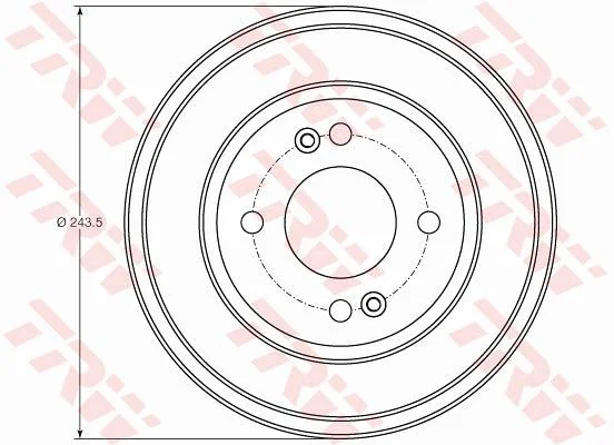 Brake Drum TRW DB4401