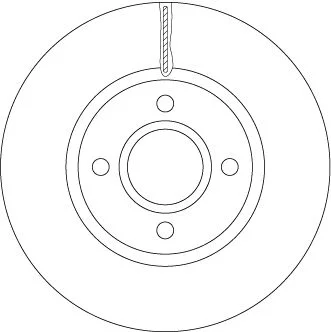 Brake Disc TRW DF6509