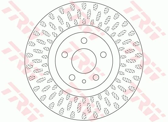 Brake Disc TRW DF6522