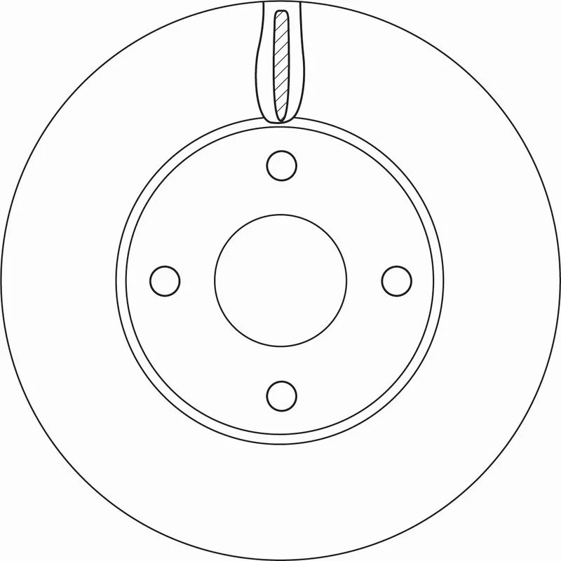 Brake Disc TRW DF6593