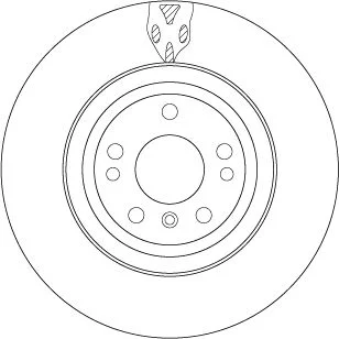 Brake Disc TRW DF6833S