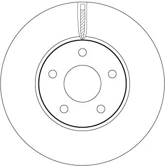 Brake Disc TRW DF6975