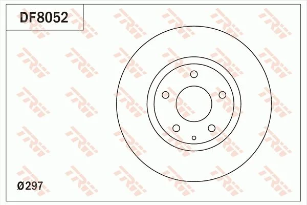 Brake Disc TRW DF8052