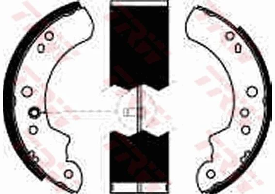 Brake Shoe Set TRW GS6222