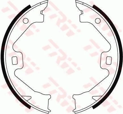 Brake Shoe Set, parking brake TRW GS8469