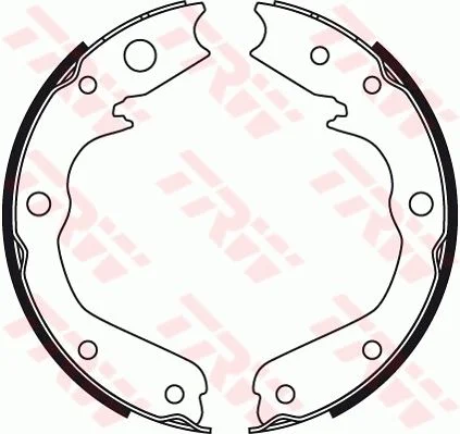 Brake Shoe Set, parking brake TRW GS8497