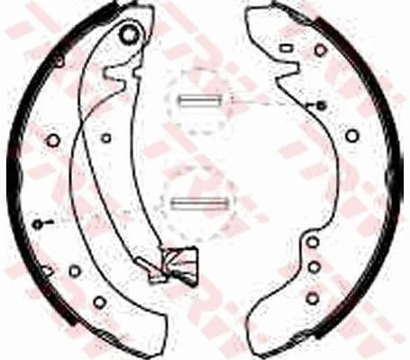 Brake Shoe Set TRW GS8545