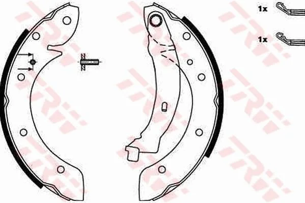 Brake Shoe Set TRW GS8620