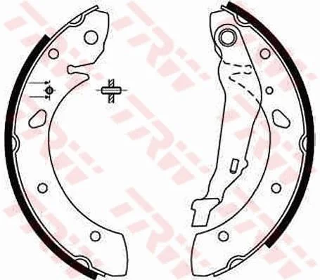 Brake Shoe Set TRW GS8632
