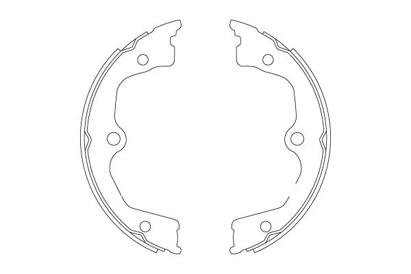 Brake Shoe Set, parking brake TRW GS8821