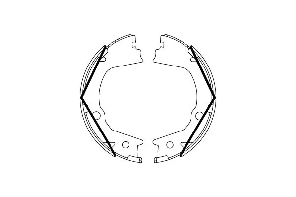 Brake Shoe Set, parking brake TRW GS8859