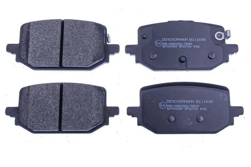 Brake Pad Set, disc brake DENCKERMANN FILTRY B111695