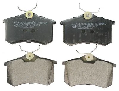 Brake Pad Set, disc brake DENCKERMANN B110860