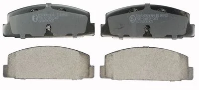 Stabdžių trinkelių rinkinys, diskinis stabdys DENCKERMANN B110912