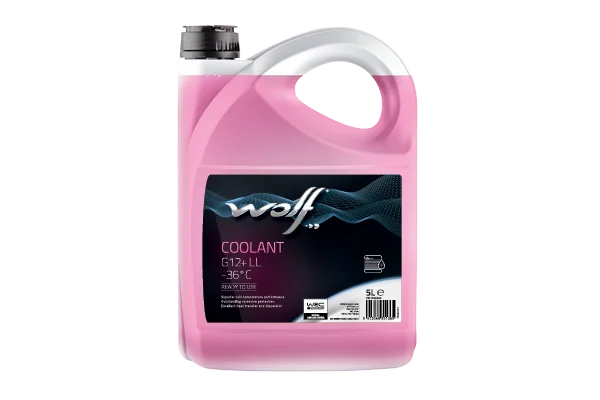 Nemrznúca zmes COOLANT G12+ LL -36°C WOLF 1052660