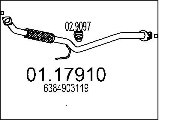 Išleidimo kolektorius MTS 01.17910