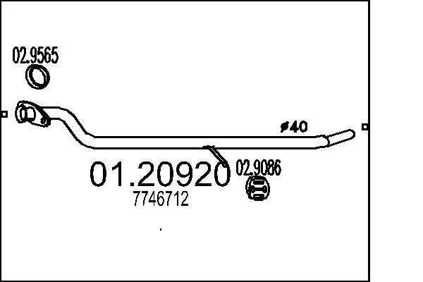 Išleidimo kolektorius MTS 01.20920