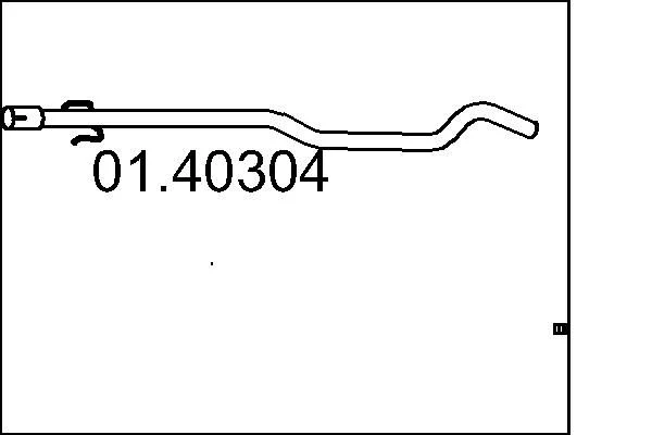 Išleidimo kolektorius MTS 01.40304