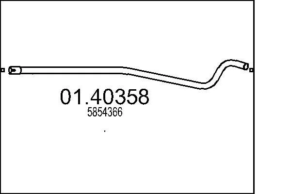 Išleidimo kolektorius MTS 01.40358