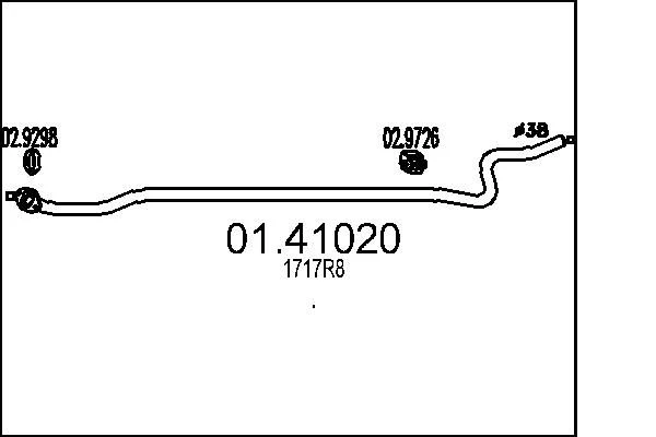 Išleidimo kolektorius MTS 01.41020