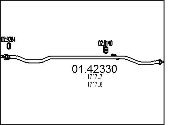 Išleidimo kolektorius MTS 01.42330