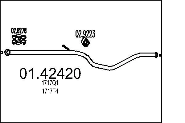 Išleidimo kolektorius MTS 01.42420