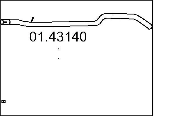 Išleidimo kolektorius MTS 01.43140