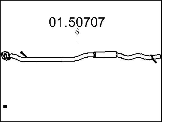 Centre Muffler MTS 01.50707