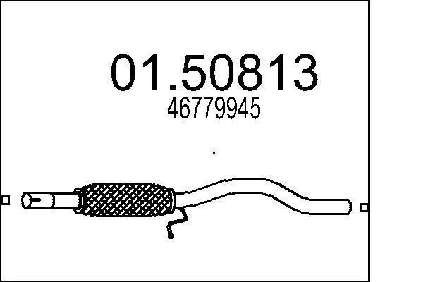 Centre Muffler MTS 01.50813