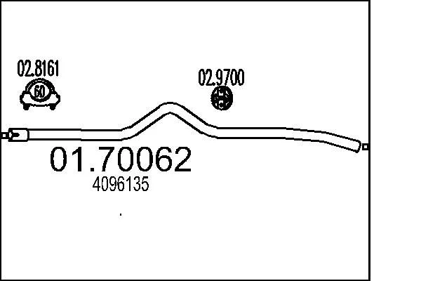 Išleidimo kolektorius MTS 01.70062