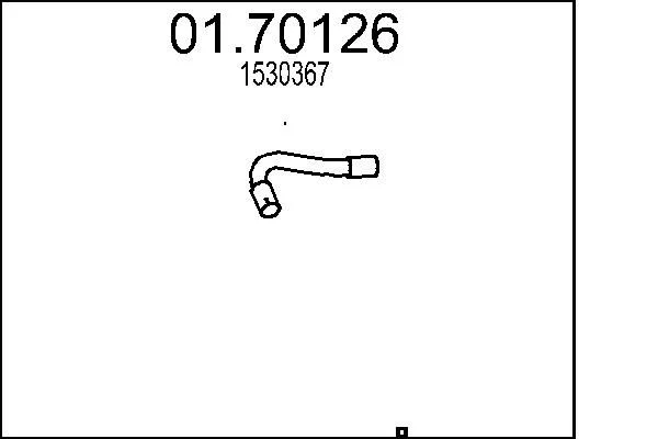 Exhaust Pipe MTS 01.70126