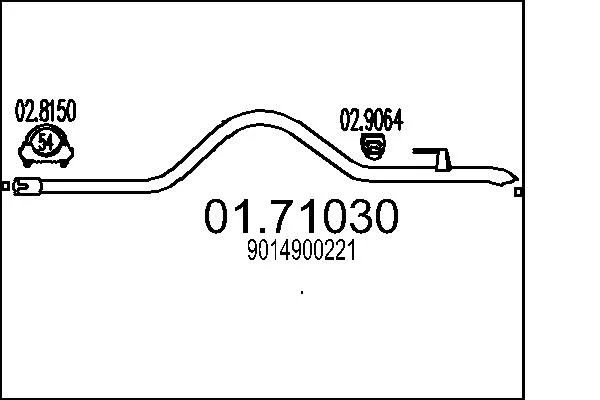 Išleidimo kolektorius MTS 01.71030