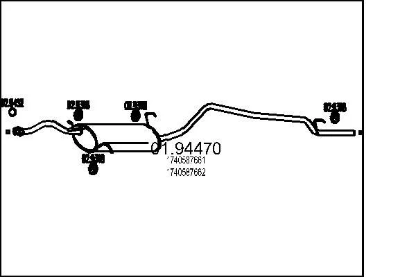 Rear Muffler MTS 01.94470