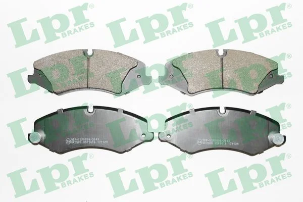 Sada brzdových platničiek, kotúčová brzda LPR 05P1616