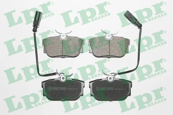 Stabdžių trinkelių rinkinys, diskinis stabdys LPR 05P1699