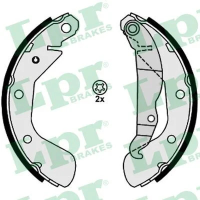 Brake Shoe Set LPR 08120