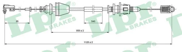 Accelerator Cable LPR C0146A