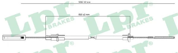 Cable Pull, clutch control LPR C0256C