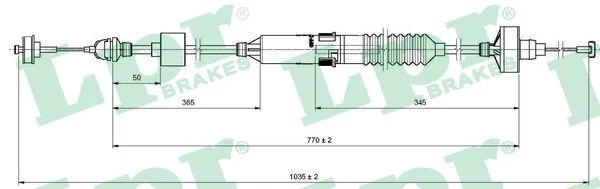 Sankabos trosas LPR C0260C