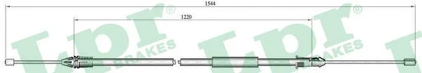 Cable Pull, parking brake LPR C0404B