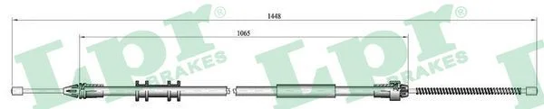 Cable Pull, parking brake LPR C0702B