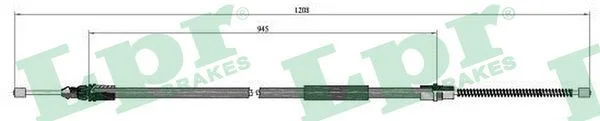 Cable Pull, parking brake LPR C0705B
