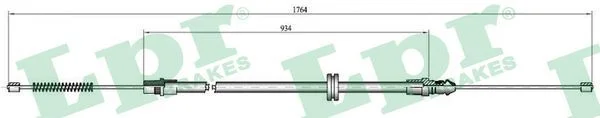 Cable Pull, parking brake LPR C0708B