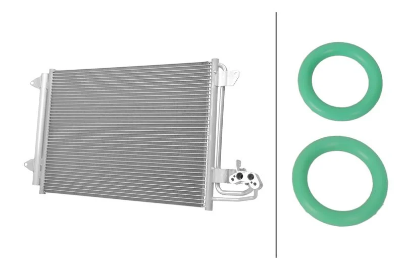 Condenser, air conditioning HELLA 8FC 366 220-431
