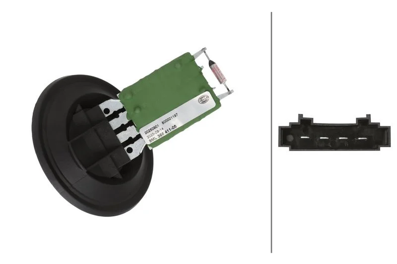 Resistor, interior blower HELLA 9ML 366 411-051