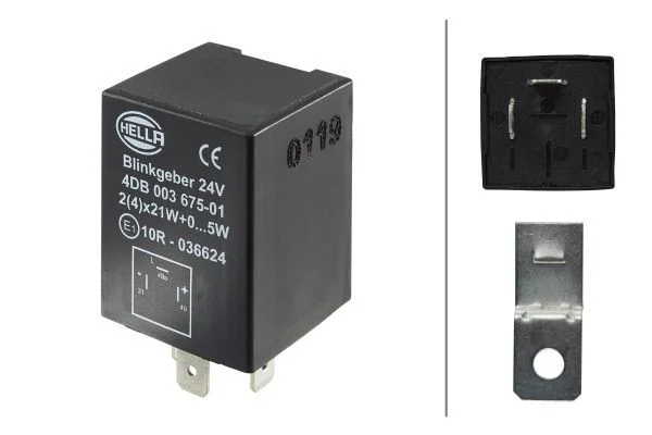Prerušovač smerových svetiel HELLA 4DB 003 675-011